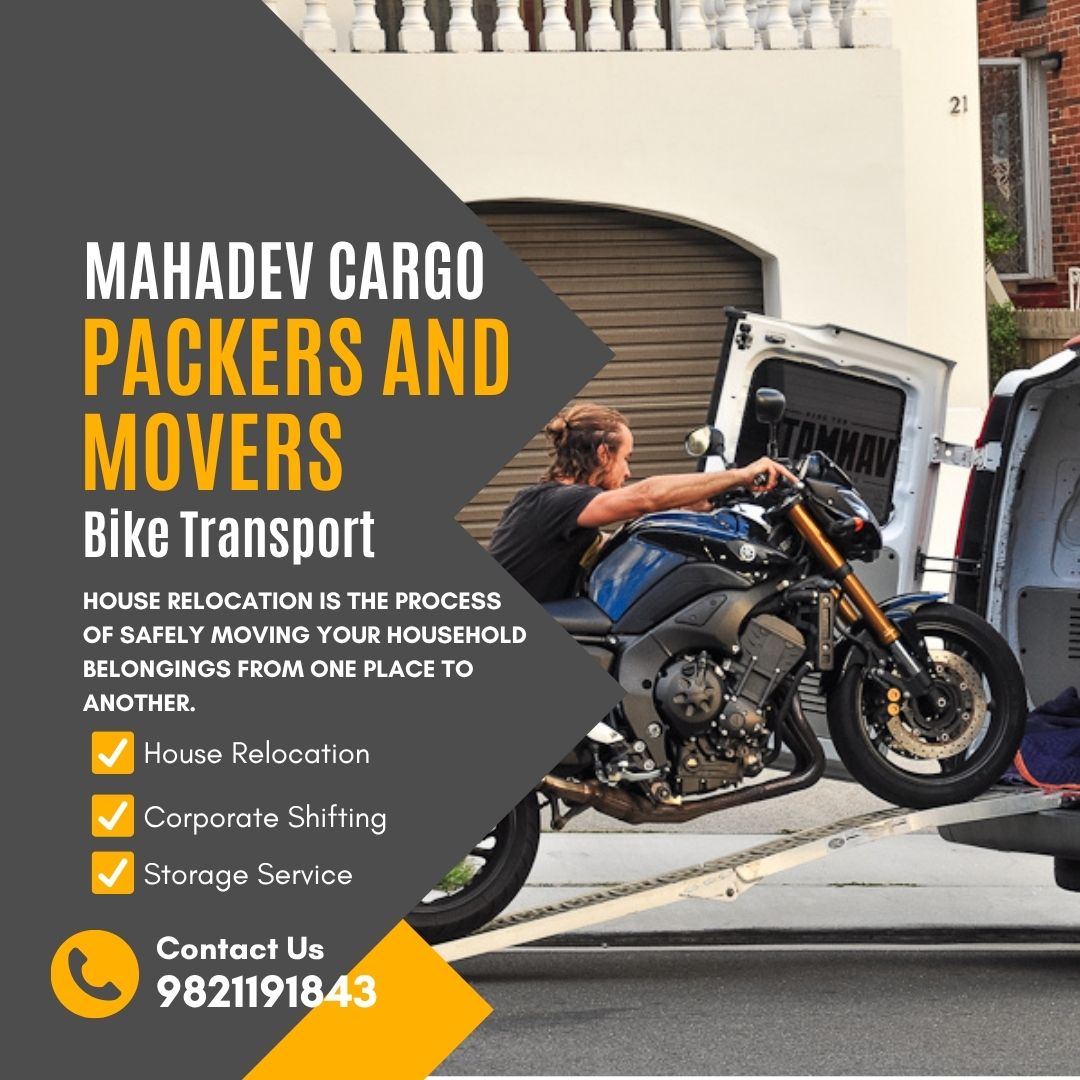 Mahadev Cargo Packers and Movers Bike Transport